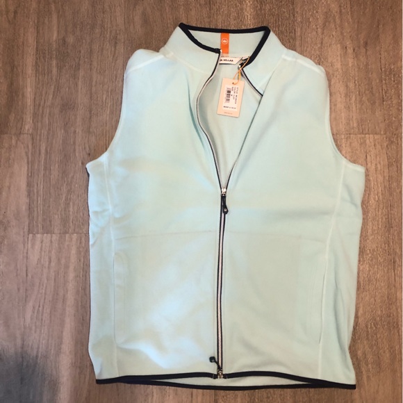 Peter Millar Tiffany color Fleece Jacket vest M new - Picture 2 of 5